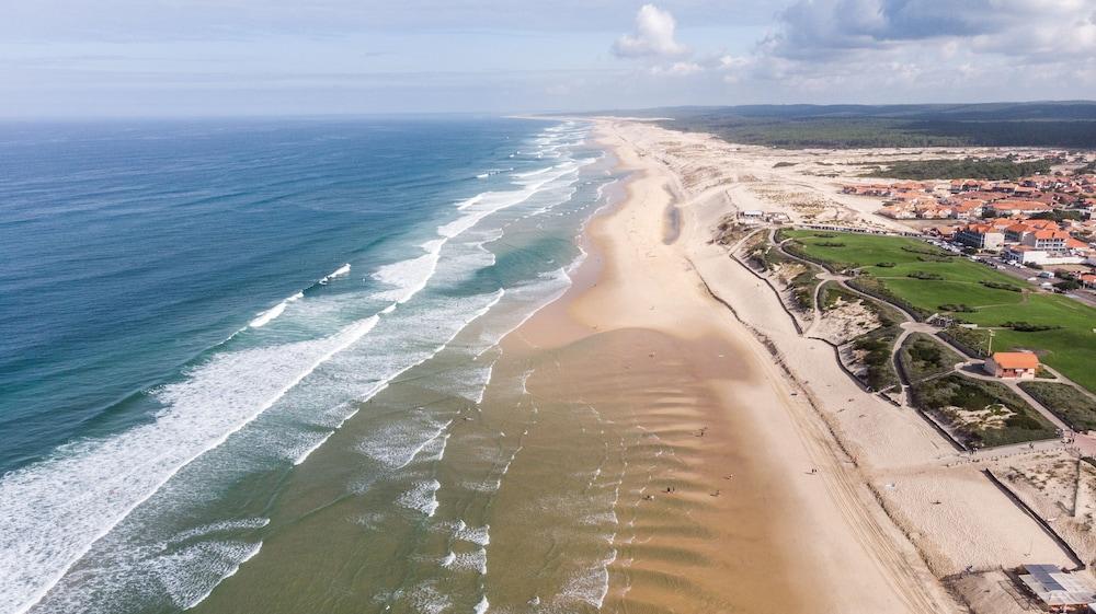 Le Grand Hotel De La Plage Biscarrosse-Plage Esterno foto